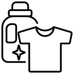 Obraz premium Detergent Outline Icon
