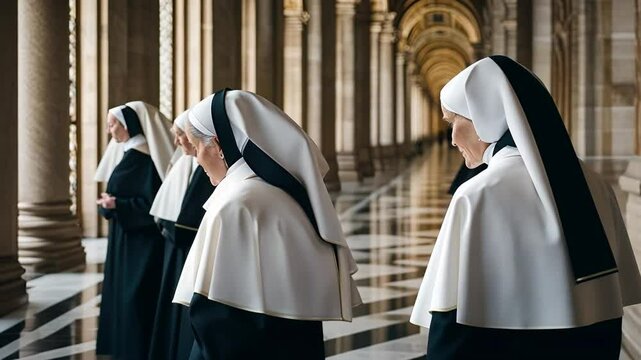 Nuns in the Vatican.