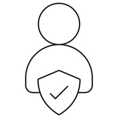 IAM Auth Icon, Secure Identity & Access Management, Advanced Authentication & Authorization, Vector