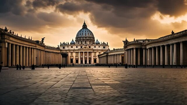 View of the Vatican City.