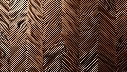 Fototapeta premium Bronze herringbone texture on abstract background design illustration 