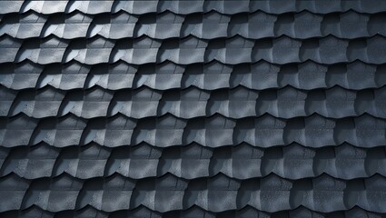 Fototapeta premium Charcoal roof texture on abstract background design illustration 