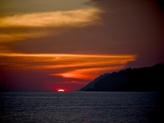 Scenic Sunset on Koh Mak Island