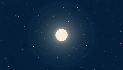 Fototapeta premium Illuminating Venus in starry midnight sky, celestial beauty