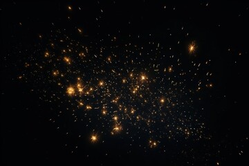 Fototapeta premium Some Fire sparks backgrounds astronomy fireworks.