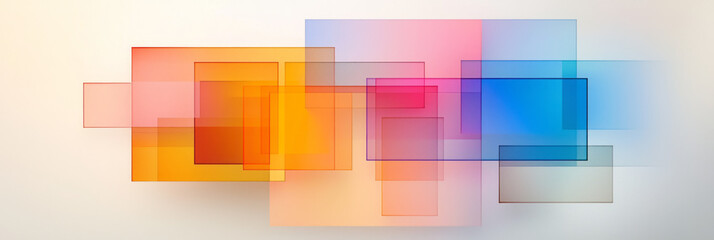 Bold editorial approach with layered digital patterns, dynamic gradients, and sharp, angular design