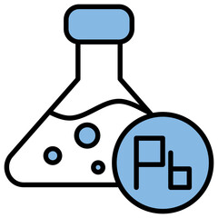 Lead Blue Black Icon