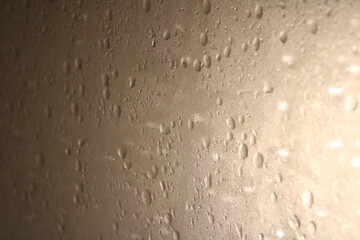water drops on the window