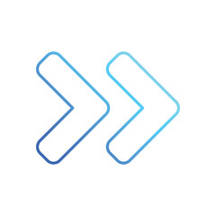 Right Arrow stock illustration