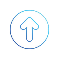 Up Arrow stock illustration