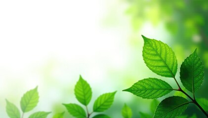 Fototapeta premium Greenery with leaves isolated on white background, nature, leaf,