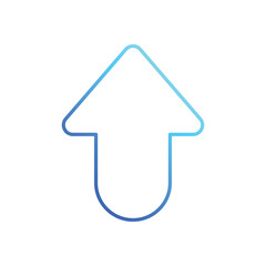 Up Arrow stock illustration