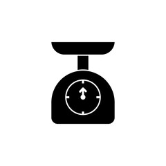 Scales kitchen glyph icon