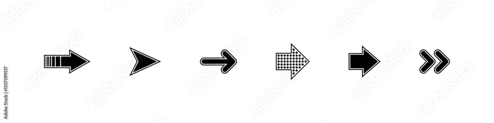 Canvas Prints arrow. arrow vector icon. black arrows. graphic arrow. arrows set