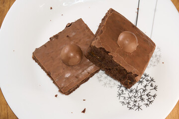 piece of chocolate cake