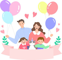 5월 행복한 가족의 가정의 달