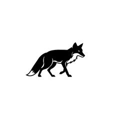 Elegant Fox Silhouette Logo
