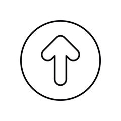 Up Arrow stock illustration