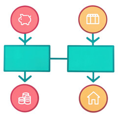 Long-term investment, A visual roadmap outlining a step-by-step investment strategy for financial success.