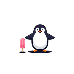 Fototapeta premium Chillin Penguin Pop