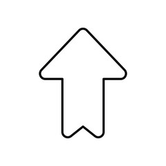 Up Arrow stock illustration