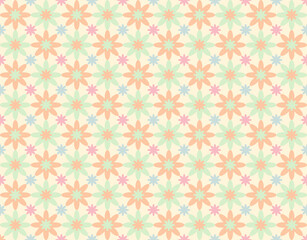 Pattern background for design. Colorful shapes seamless pattern.