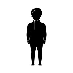 silhouette of a man