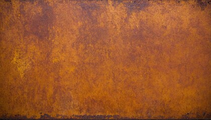 Naklejka premium rusty metal texture, panoramic iron sheet grunge background. 8
