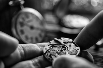 Mechanical watch repair, watchmaker's workshop