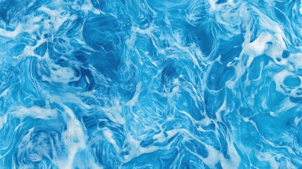 Ocean Surface Abstraction: Abstract shot of turbulent ocean water with intricate patterns and textures, creating a sense of movement, power, and natural beauty.