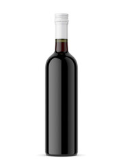 Wine bottle mockup