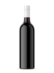 Wine bottle mockup