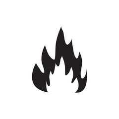 fire logo icon illustration flat