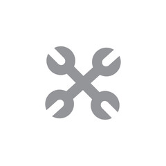 setting logo icon illustration flat