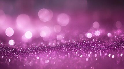 Abstract Defocused Christmas Background - Shiny Glitter With Blurred Lights