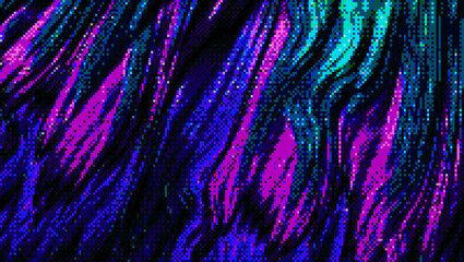 Raster Dot Abstract Composition