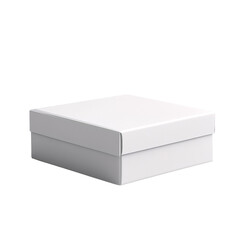 The box is a white square-shaped container with a lid.