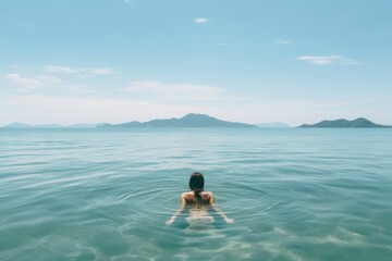 Swimming sports adult water.