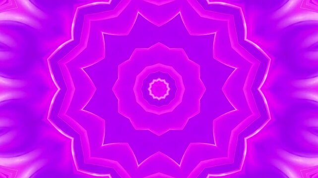 puple bright flower mandala kaleidoscope background
