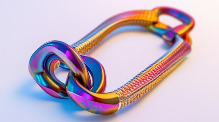 Generic Shimmering Climbing Overview Carabiner Strap