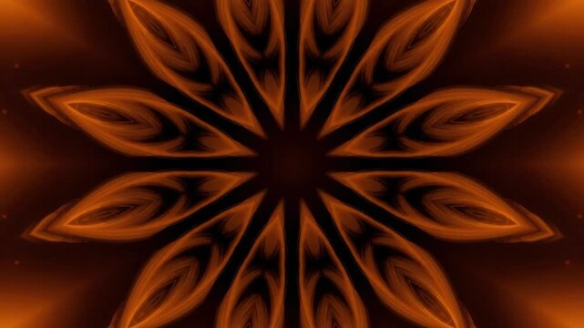 red sun fire mandala kaleidoscope background