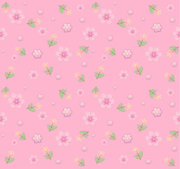 seamless pattern with flowers