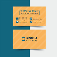 Trendy Stylish Modern Business Card Design
