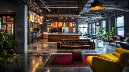 Modern retail marketing space design