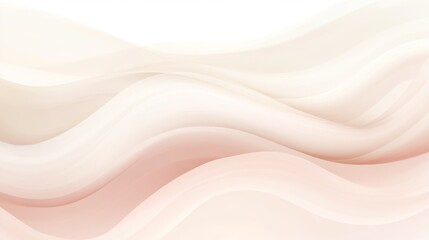 Obraz premium Pastel abstract gradient with soft pink and beige hues, gently blending with blurred edges, creating a dreamy and peaceful atmosphere