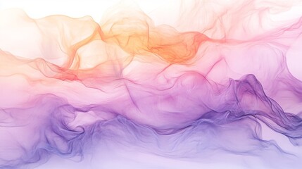 Fototapeta premium Pastel abstract gradient with soft pink and lavender hues, gently blending with blurred edges, creating a dreamy and peaceful atmosphere