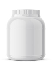 Protein powder jar mockup