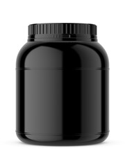 Protein powder jar mockup