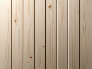 Fototapeta premium Light wooden planks arranged vertically, showcasing natural grain and texture.