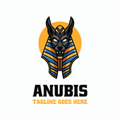Anubis Simple Mascot Logo